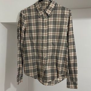 Burberry Women’s Button Up Shirt Size L GUC